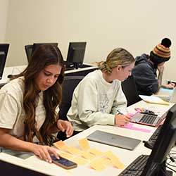 students in a classroom