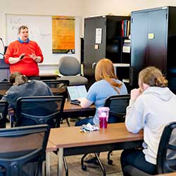 students in a classroom